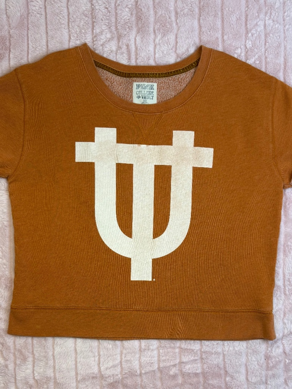Victoria’s Secret PINK - University of Texas Orange Cropped Sweater - Size L